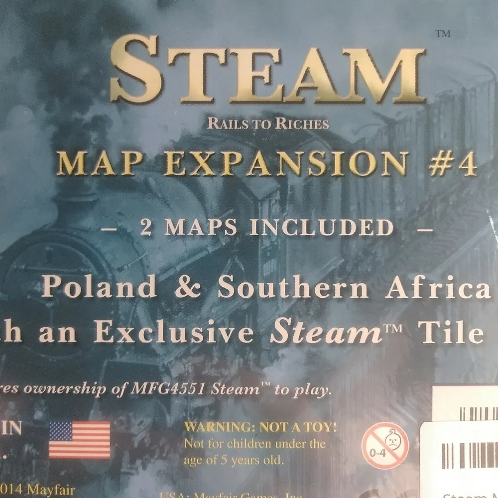 Steam Rails to Riches Map Expansion #4 of 2 Maps Poland South Africa Train Game